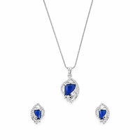 AD/CZ Pendant Set