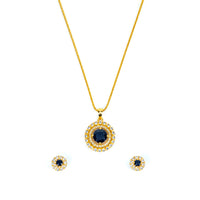 AD/CZ Pendant Set