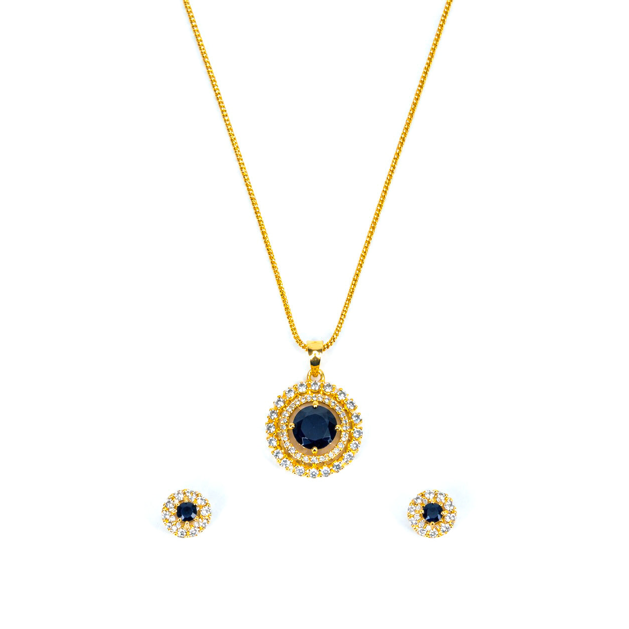 AD/CZ Pendant Set