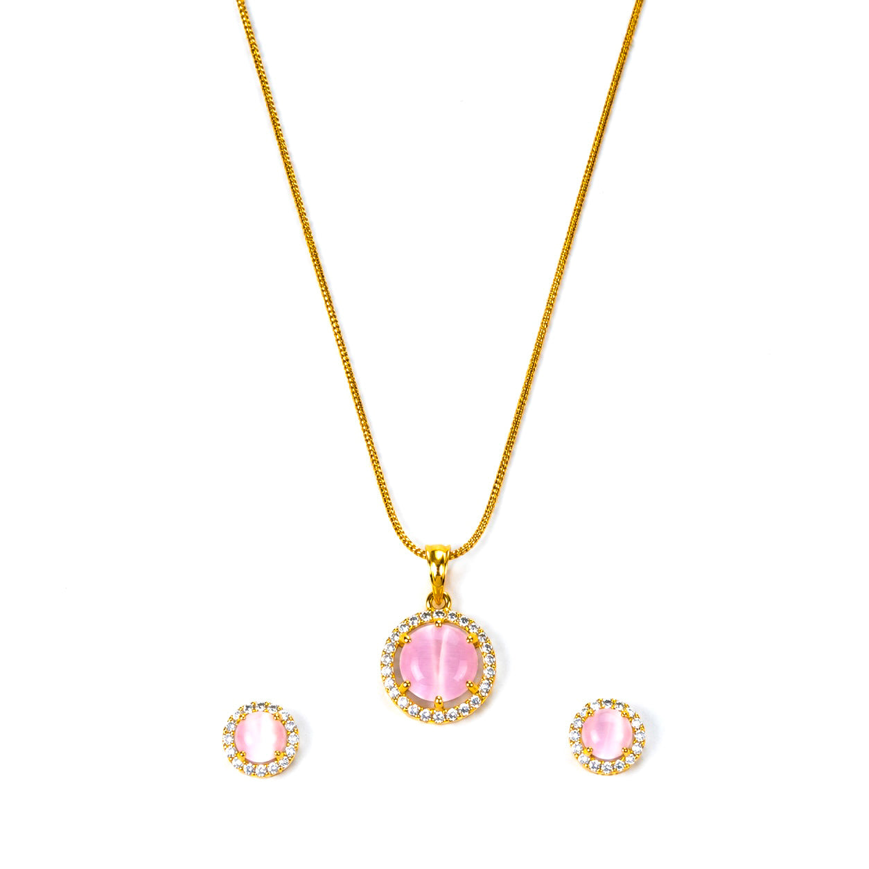 AD/CZ Pendant Set