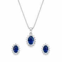 AD/CZ Pendant Set