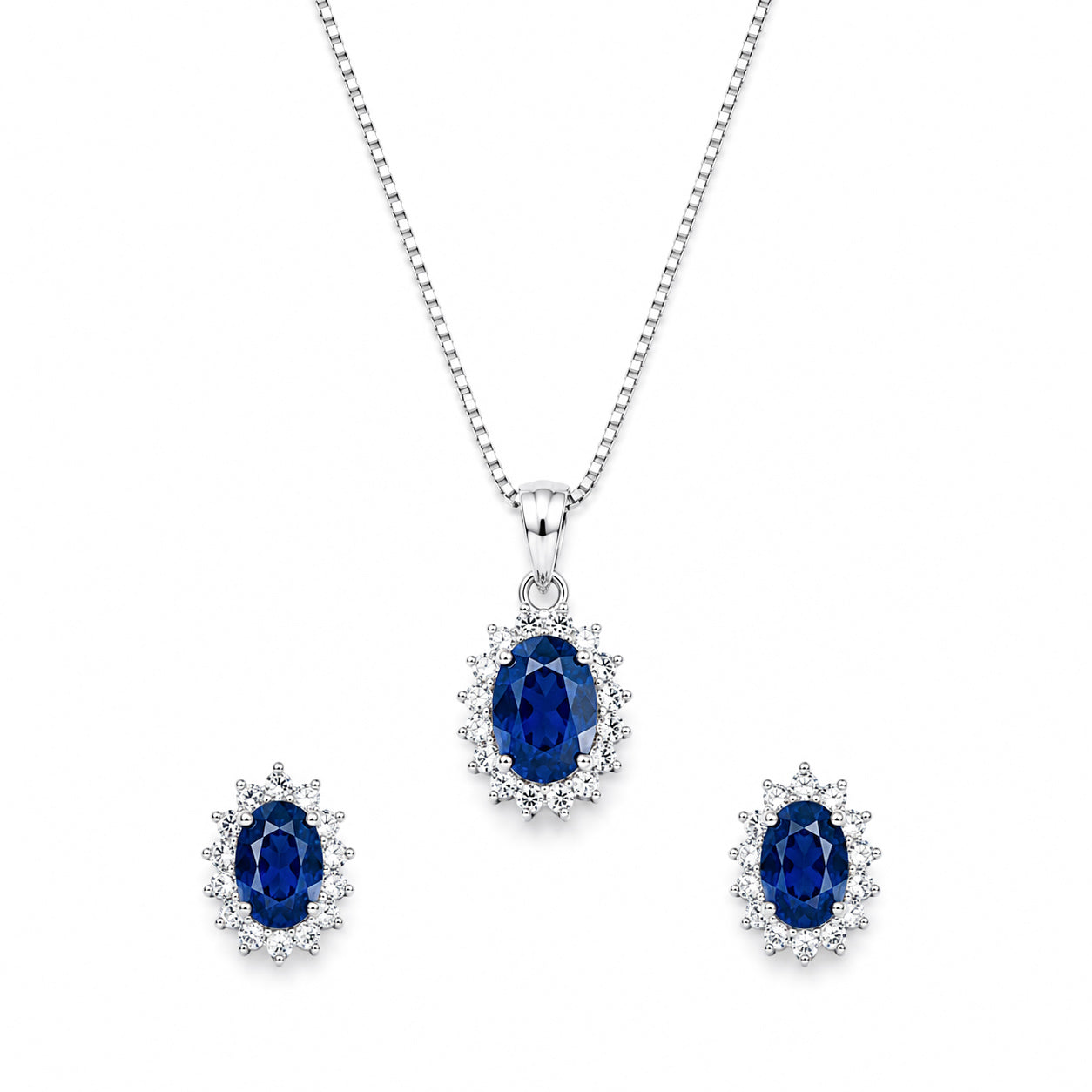 AD/CZ Pendant Set