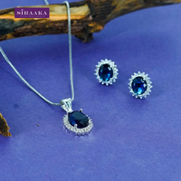 AD/CZ Pendant Set