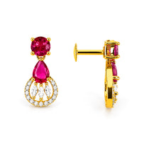 AD/CZ Dangler Earring