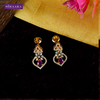 AD/CZ Dangler Earring