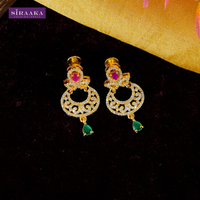 AD/CZ Dangler Earring