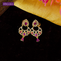 AD/CZ Dangler Earring