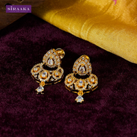 AD/CZ Dangler Earring