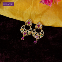 AD/CZ Dangler Earring