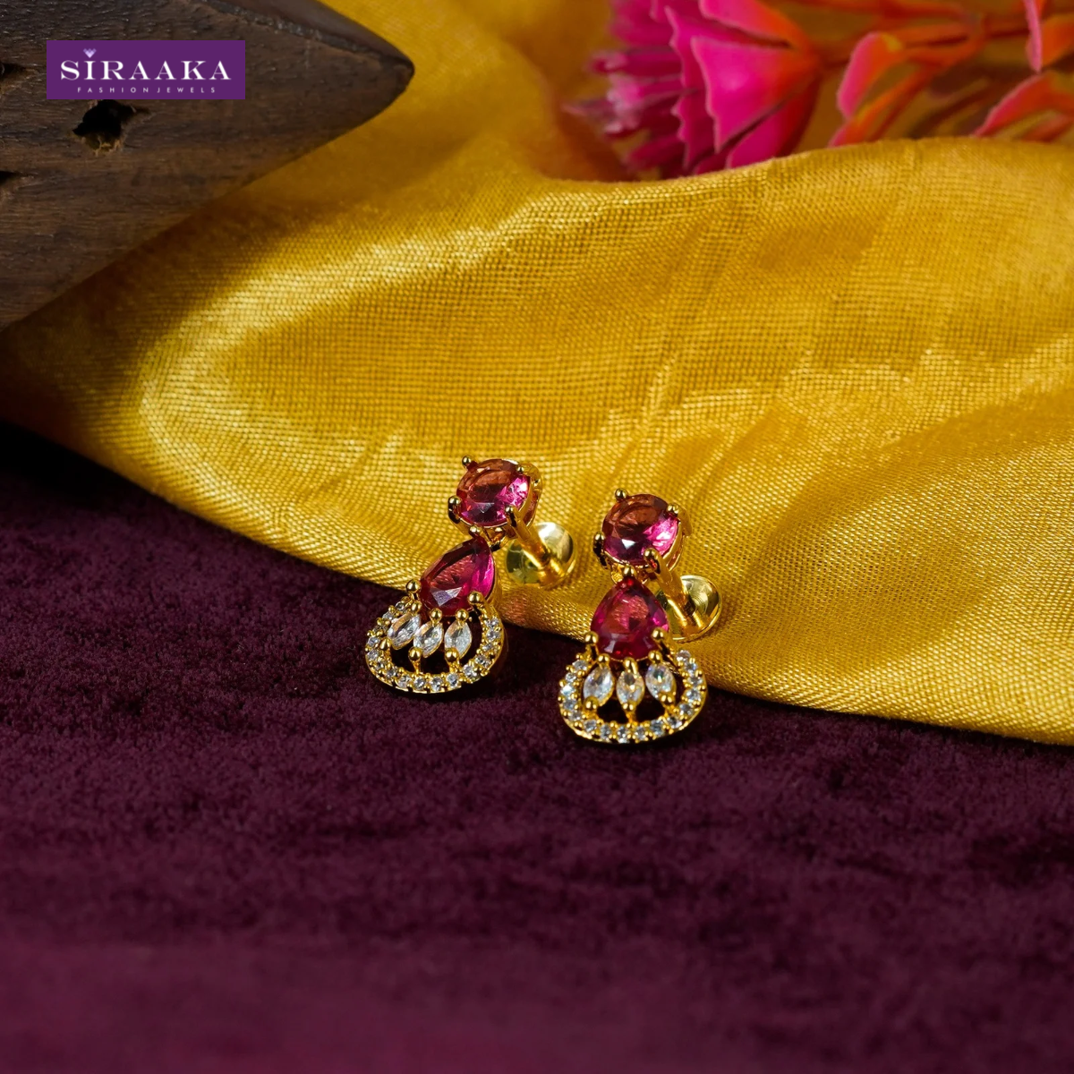 AD/CZ Dangler Earring