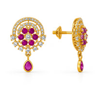 AD/CZ Dangler Earring