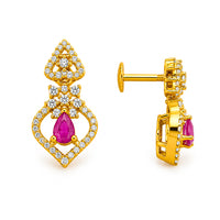 AD/CZ Dangler Earring
