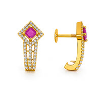 AD/CZ Dangler Earring