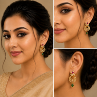 AD/CZ Dangler Earring