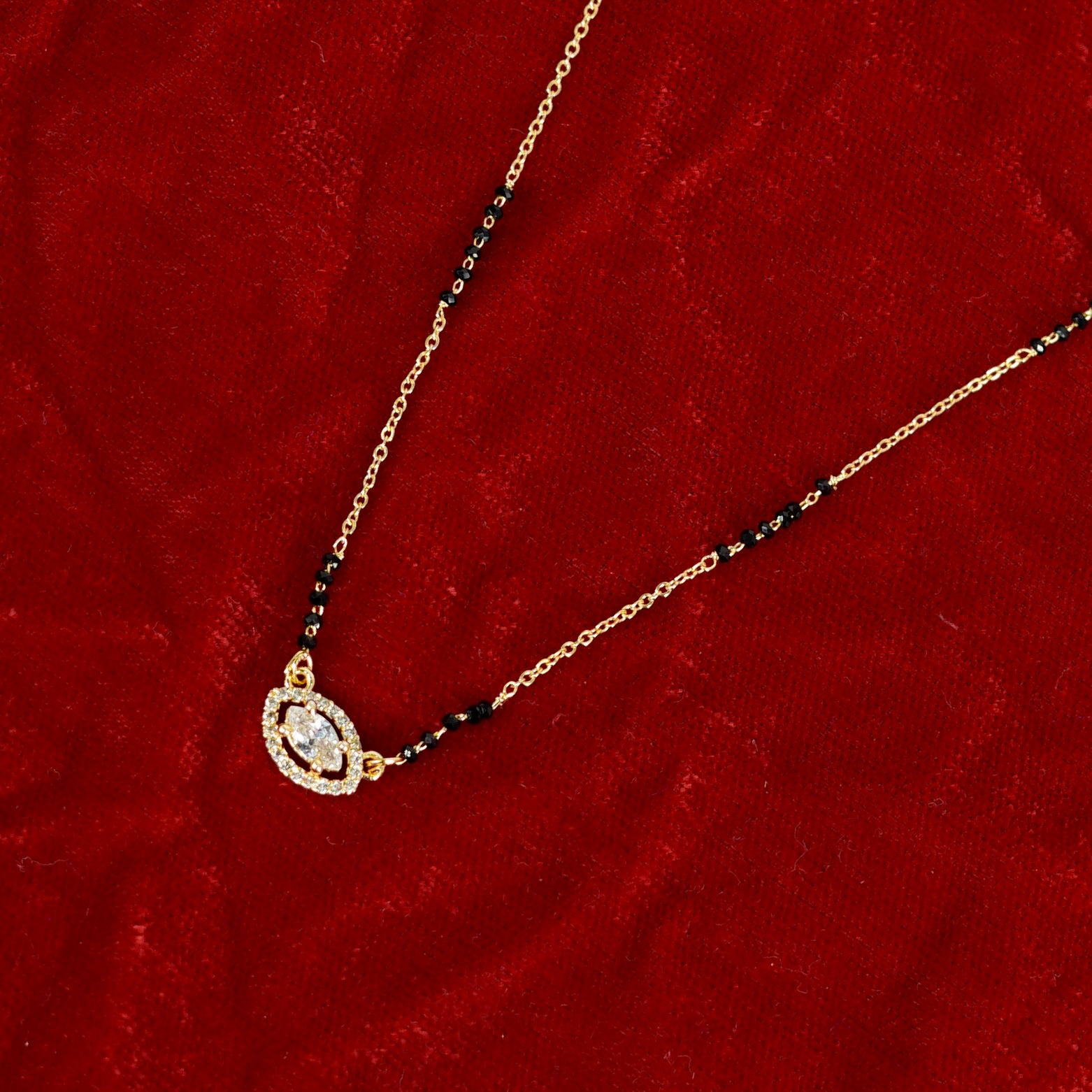 Zircon Short Mangalsutra