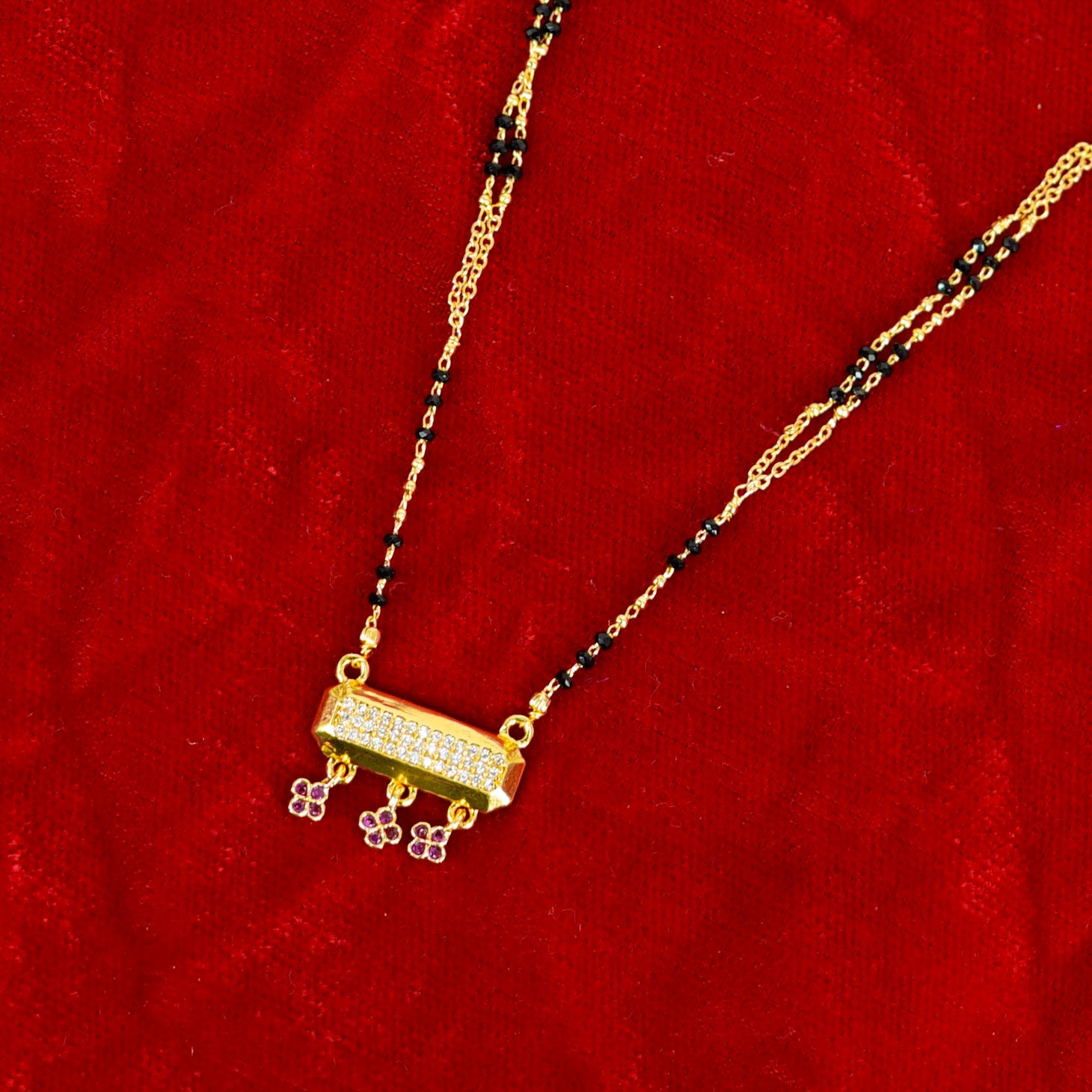 Zircon Short Mangalsutra