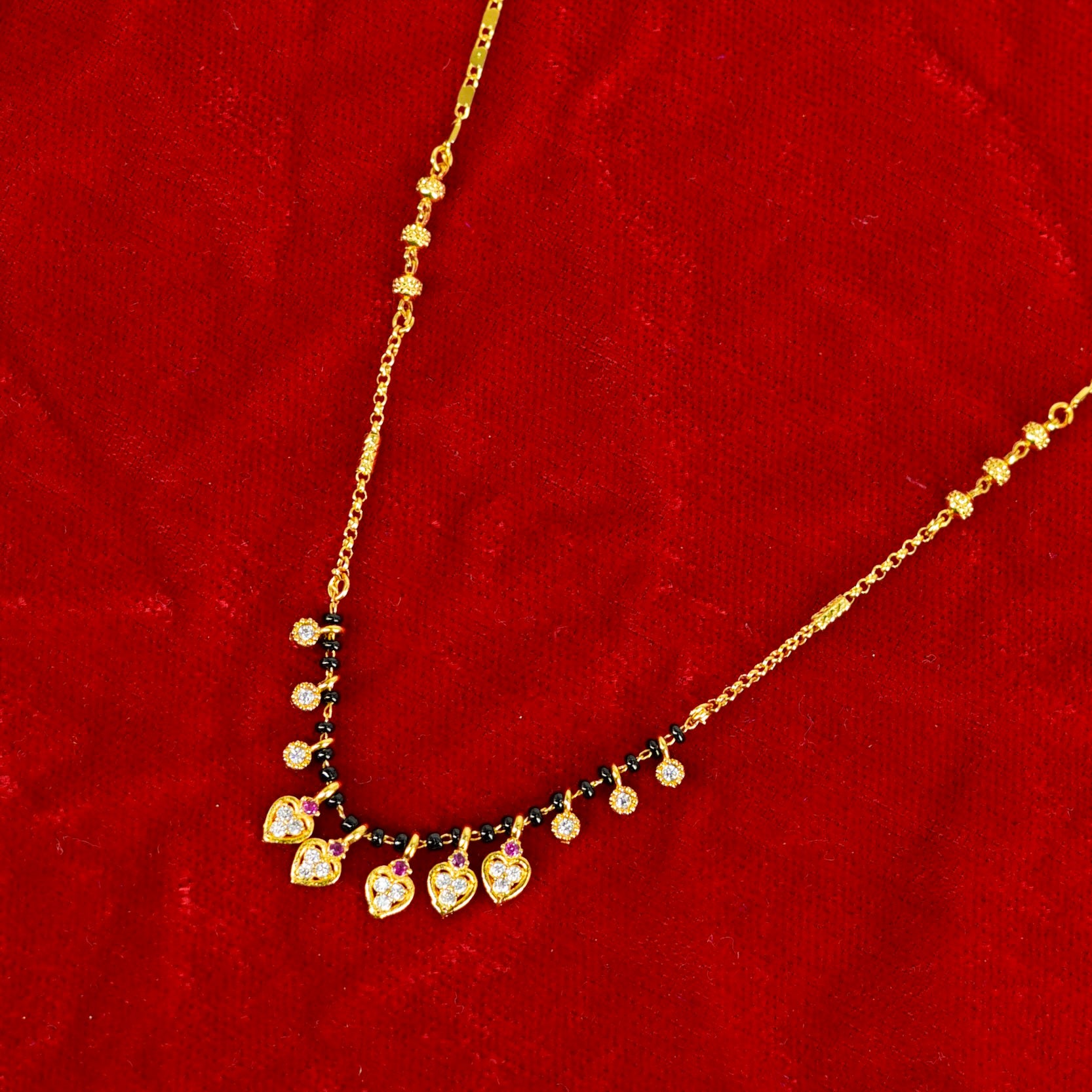 Zircon Short Mangalsutra