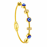 Anti Tarnish Single Kada Evil-Eye