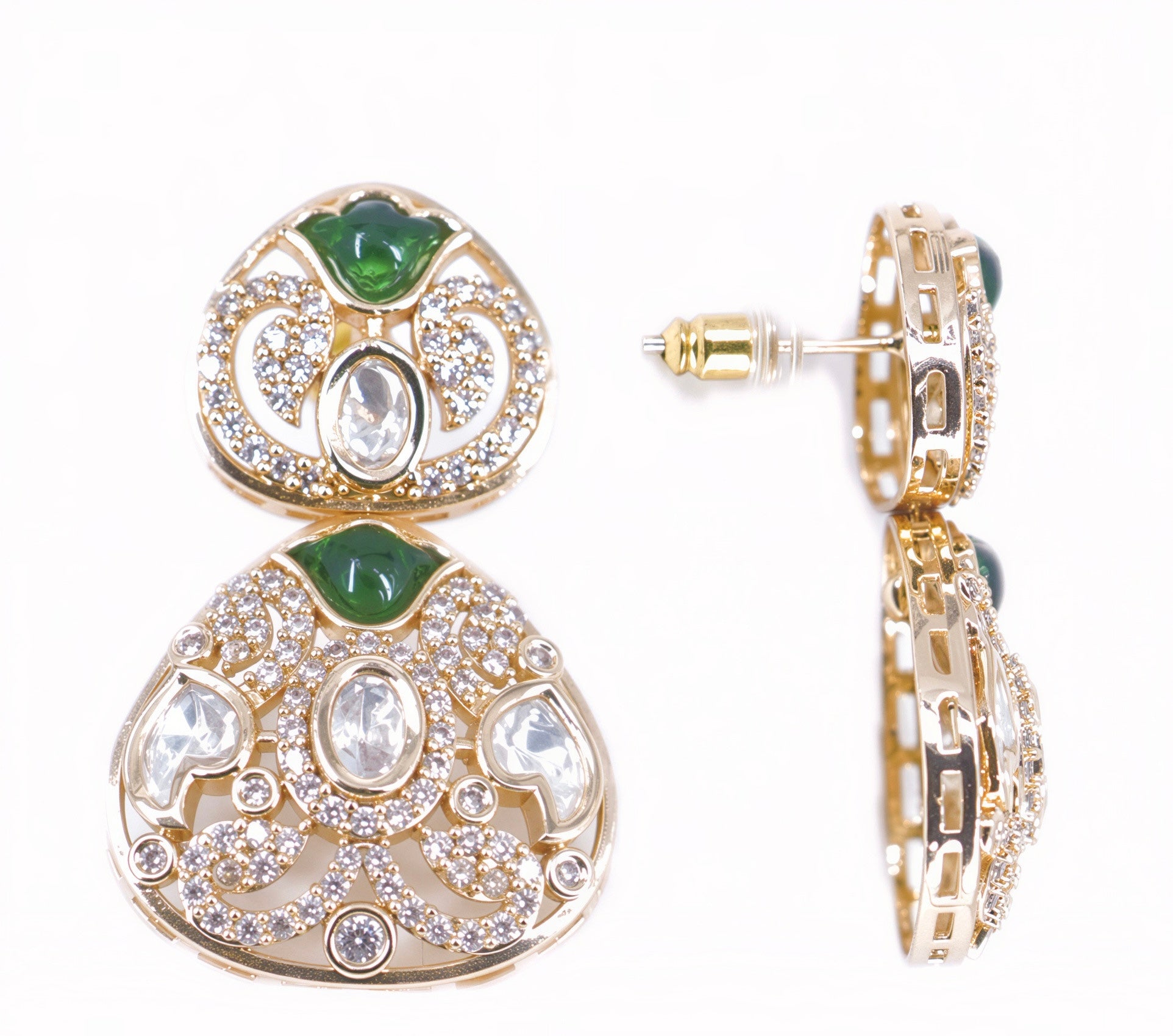 Kundan Dangler Earring
