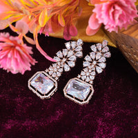 AD/CZ Dangler Earring