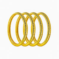Golden Bangles Set
