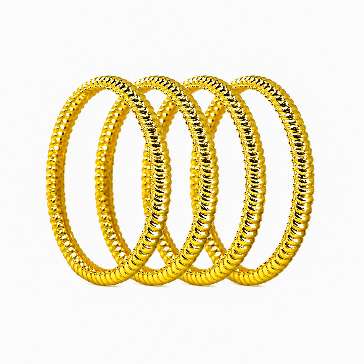Golden Bangles Set
