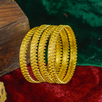 Golden Bangles Set