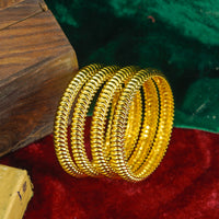 Golden Bangles Set