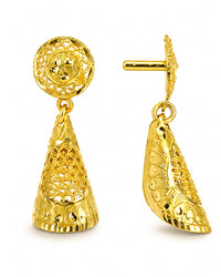 Golden Dangler Earring