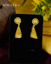 Golden Dangler Earring