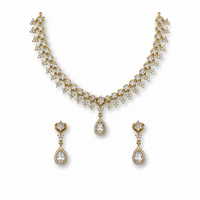 AD/CZ Short Necklace