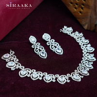 AD/CZ Short Necklace