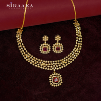 AD/CZ Short Necklace