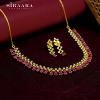 AD/CZ Short Necklace