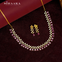 AD/CZ Short Necklace