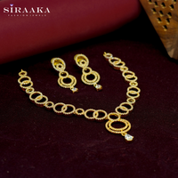 AD//CZ Short Necklace