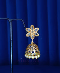 FLOWER JHUMKA EARING