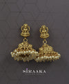 Designer Goddess Jhumka Earrings