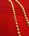 GOLD AND BLACK BEADS LONG NECKLACE