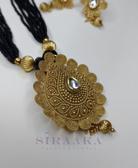 BADAM PENDANT MANGALSUTRA NECKLACE