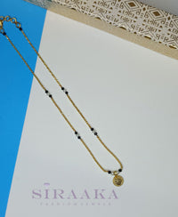 MINIMAL GOLD MANGALSUTRA NECKLACE