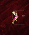 Designer Red Stone Nath
