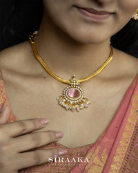 Zircon AD Short Necklace