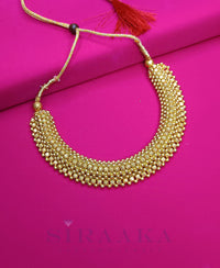 BEADED THUSHI SHORT NECKLACE