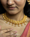 Coin Shape Short Necklace