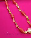 CORAL BEADS SHORT NECKLACE