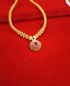 PINK CRYSTAL THUSHI NECKLACE