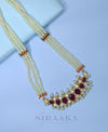 CLASSIC RED LONG TANMANI NECKLACE