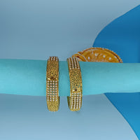 GOLD MOTI BANGLES